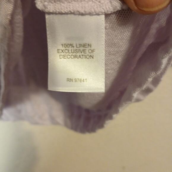 J.jill Women’s Pink Sweater Size Small Love Linen 100% Linen - Picture 6 of 10